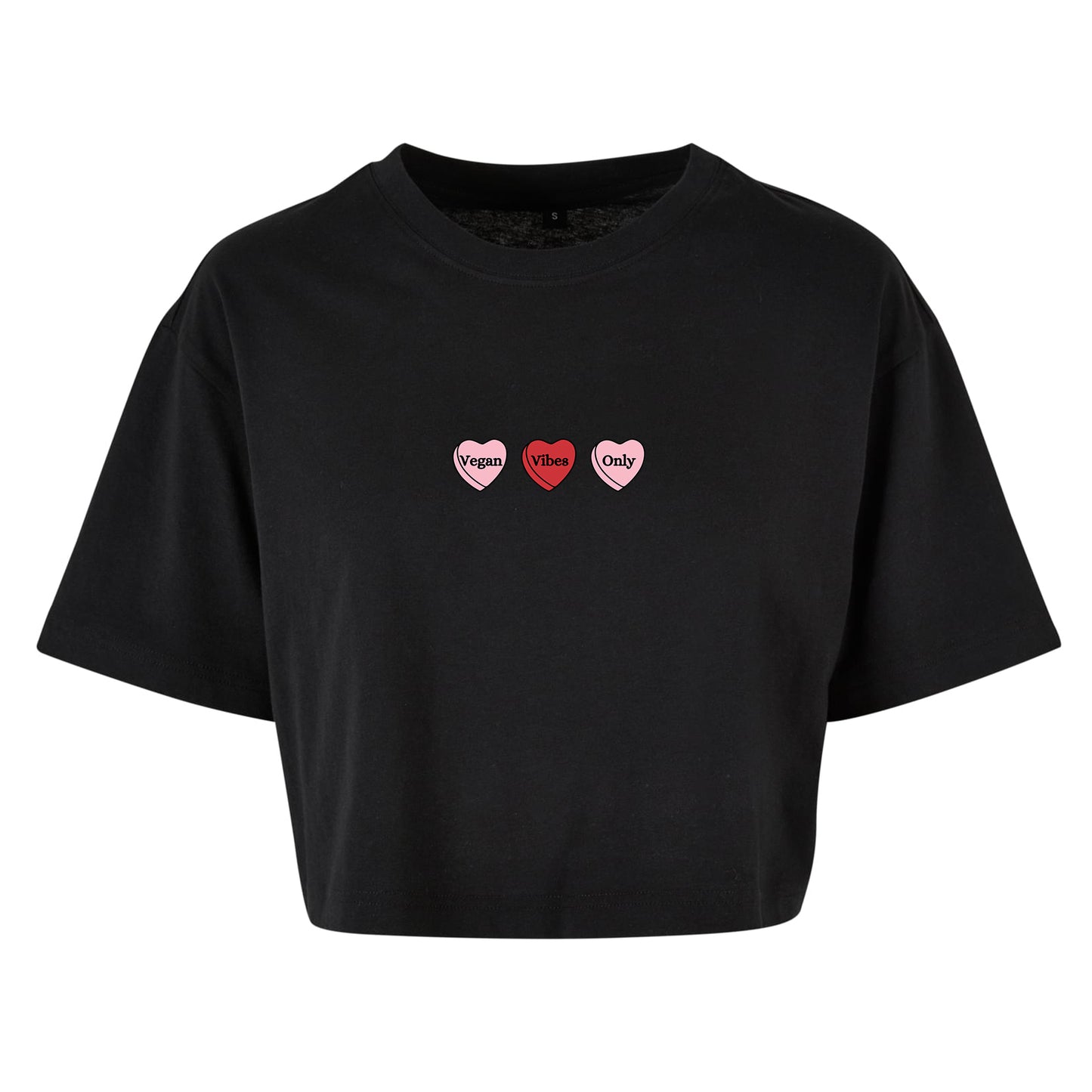 Vegan Vibes Only - Oversized Crop Top