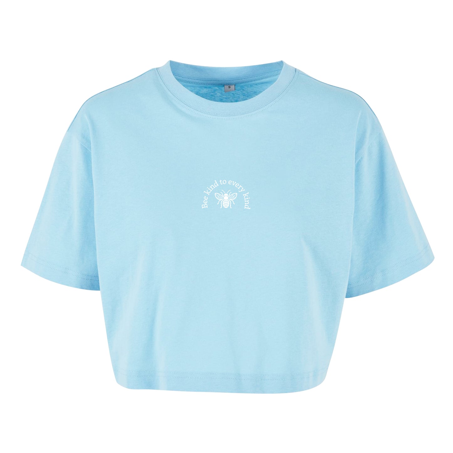 Bee kind to every kind - Oversized Crop Top
