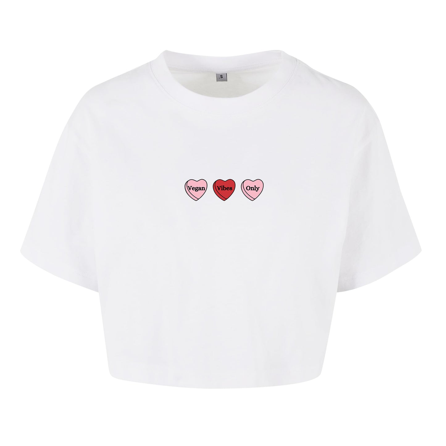 Vegan Vibes Only - Oversized Crop Top
