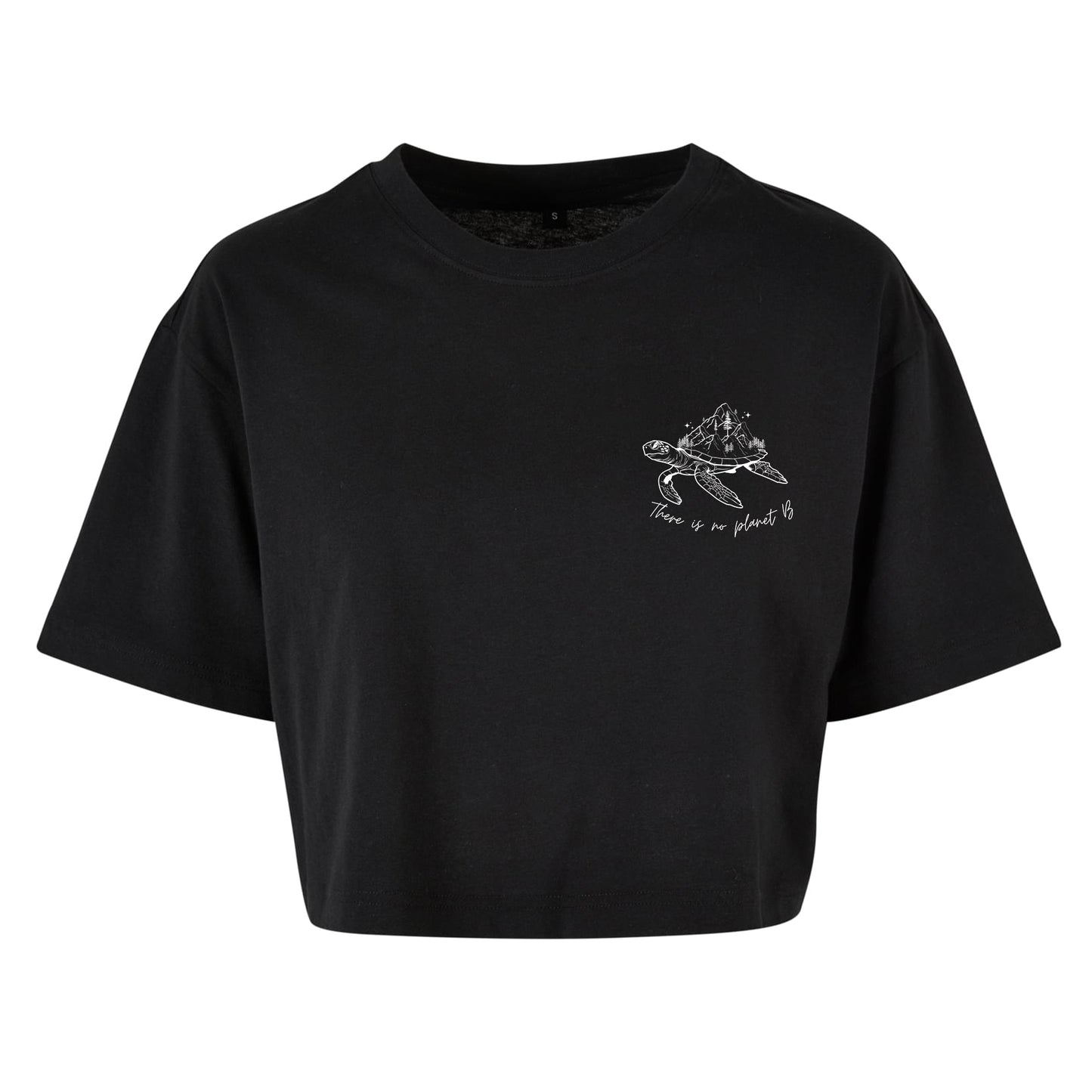 There is no planet B - Oversized Crop Top
