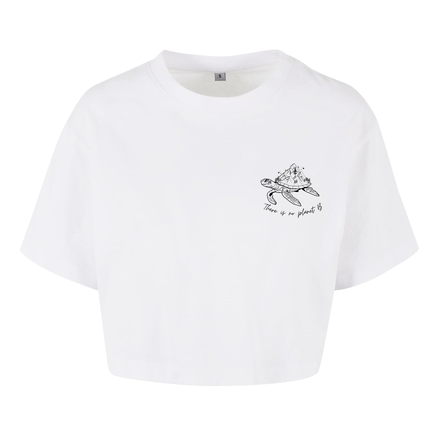 There is no planet B - Oversized Crop Top
