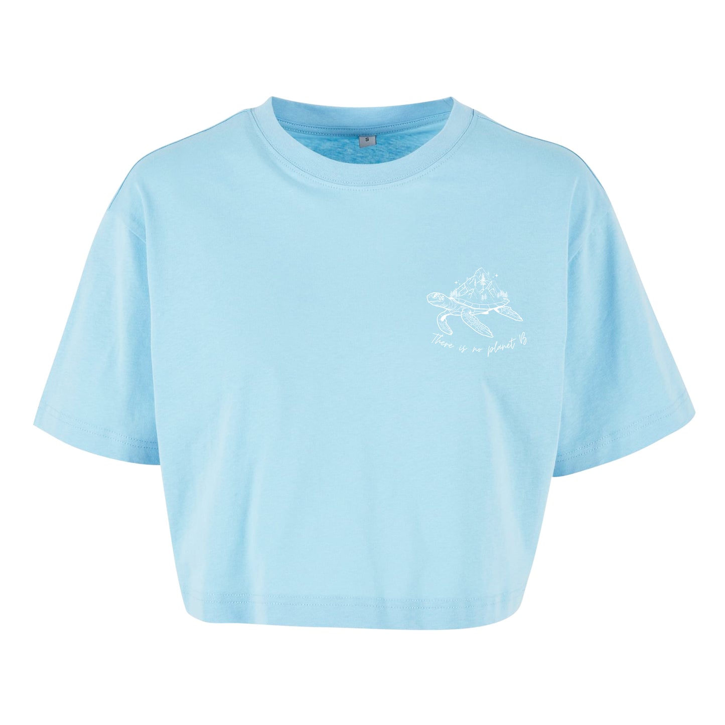 There is no planet B - Oversized Crop Top