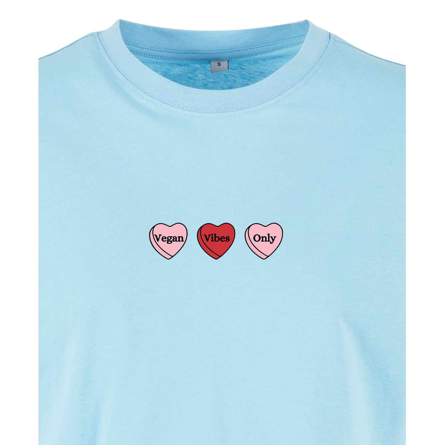Vegan Vibes Only - Oversized Crop Top