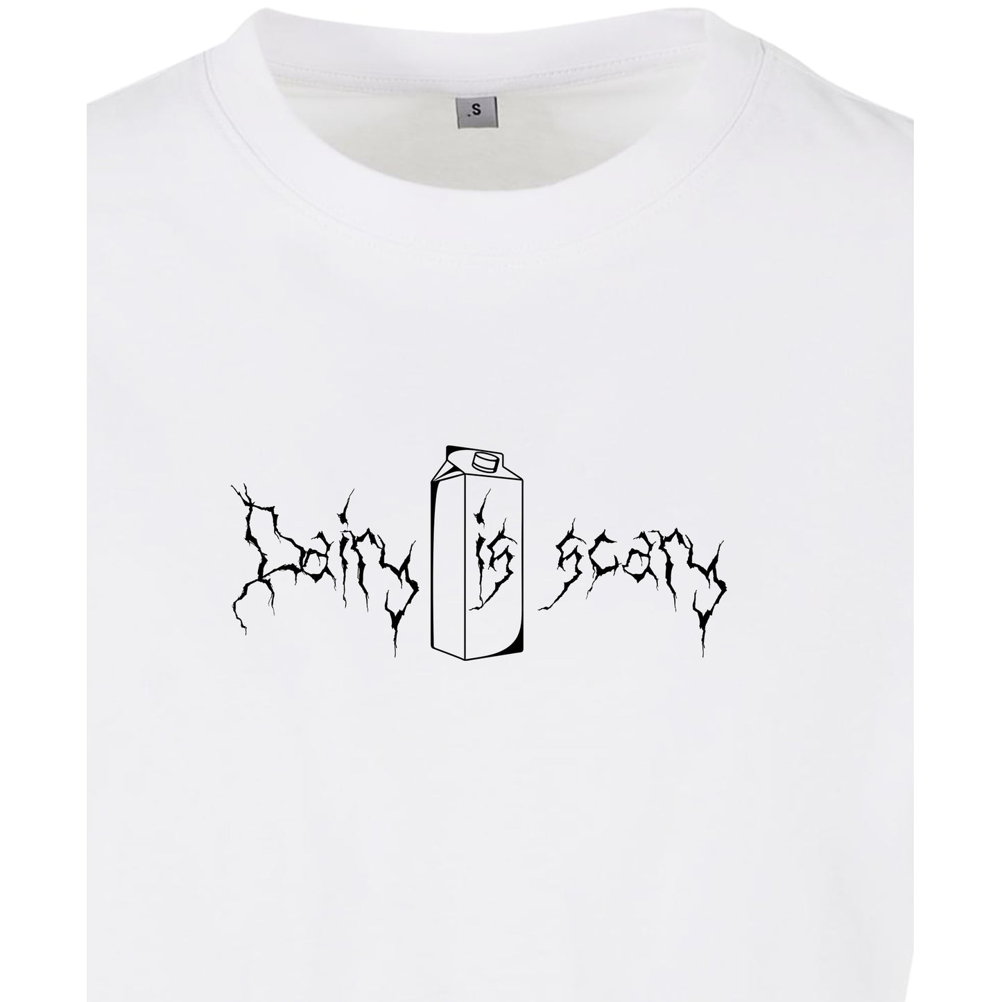 Dairy is Scary - Oversized Crop Top