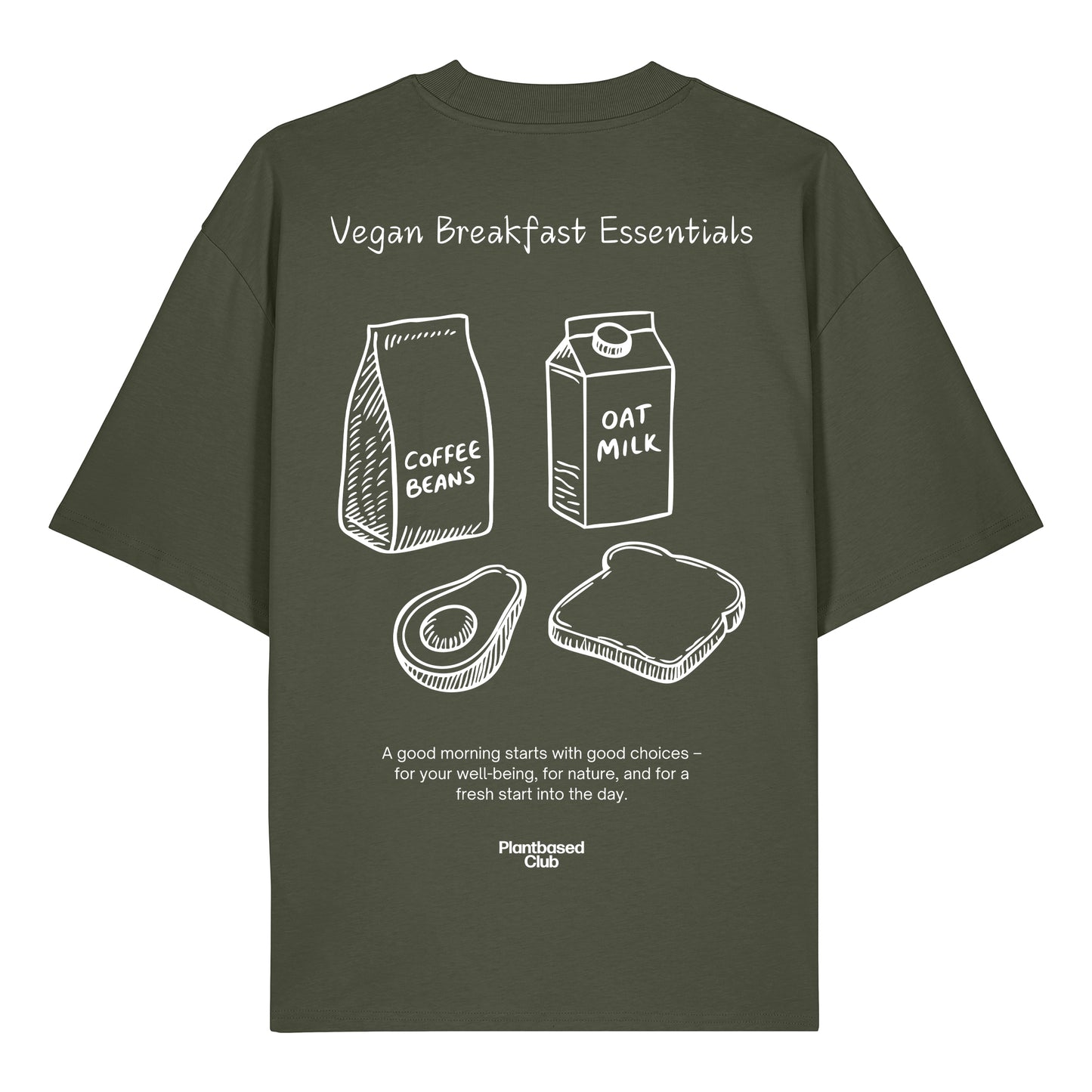 Vegan Breakfast Essentials - Oversized T-Shirt