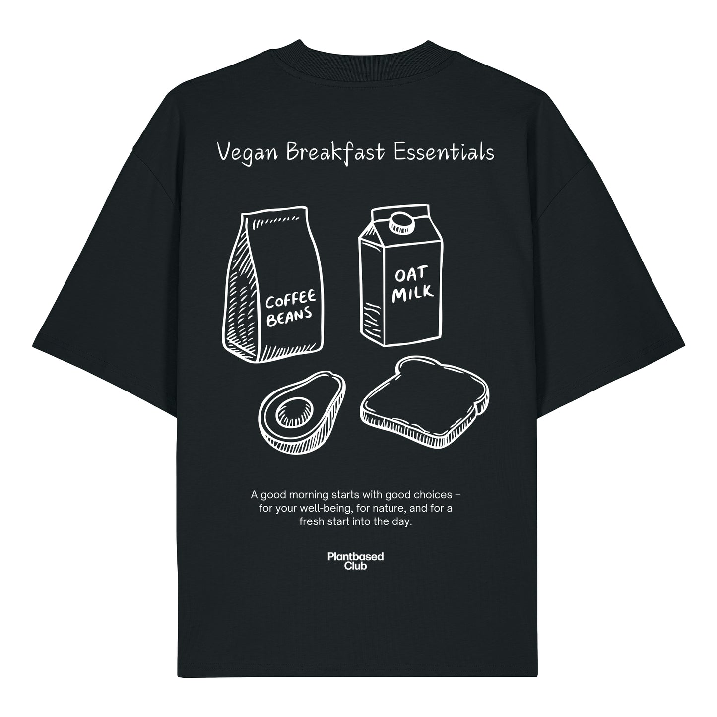 Vegan Breakfast Essentials - Oversized T-Shirt