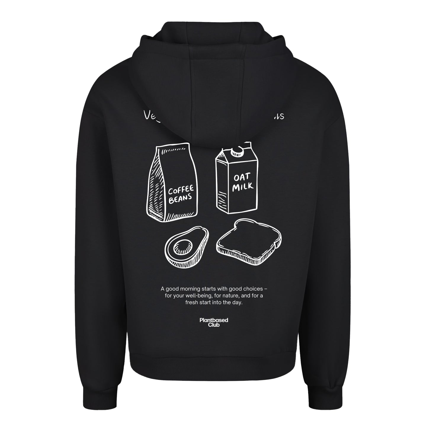Vegan Breakfast Essentials - Oversized Hoodie