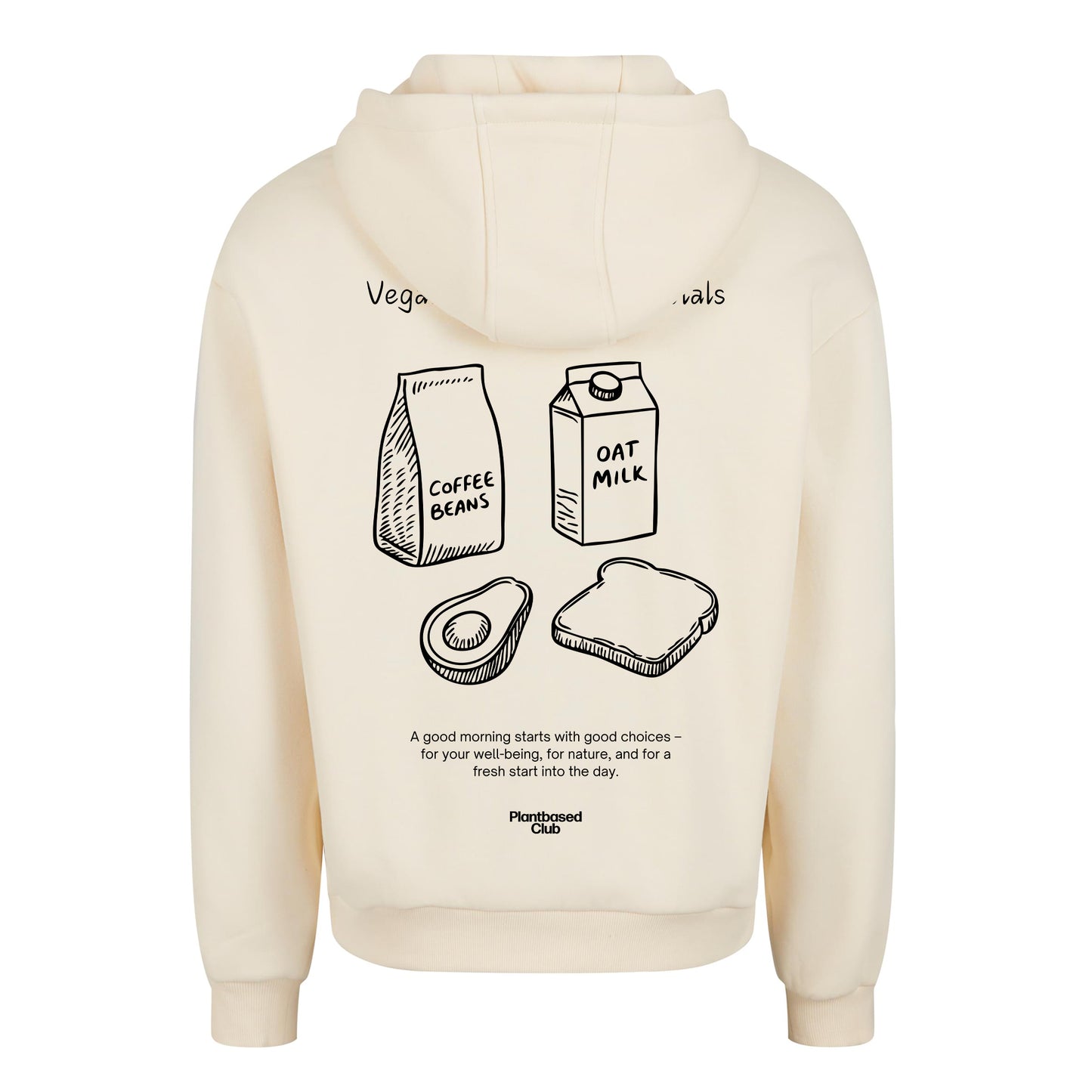 Vegan Breakfast Essentials - Oversized Hoodie