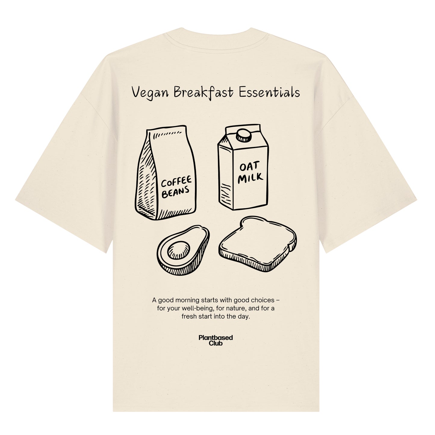 Vegan Breakfast Essentials - Oversized T-Shirt