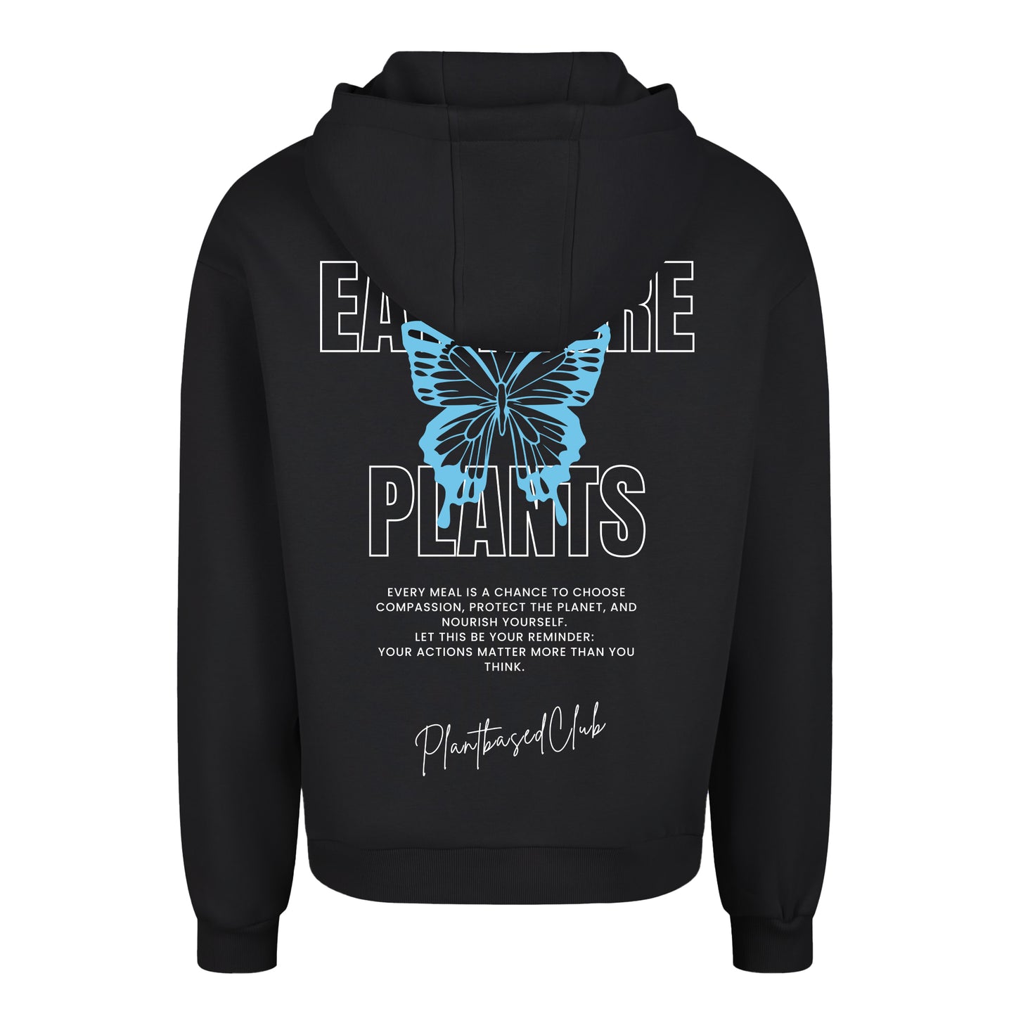 'Butterfly' Eat More Plants - Oversized Hoodie