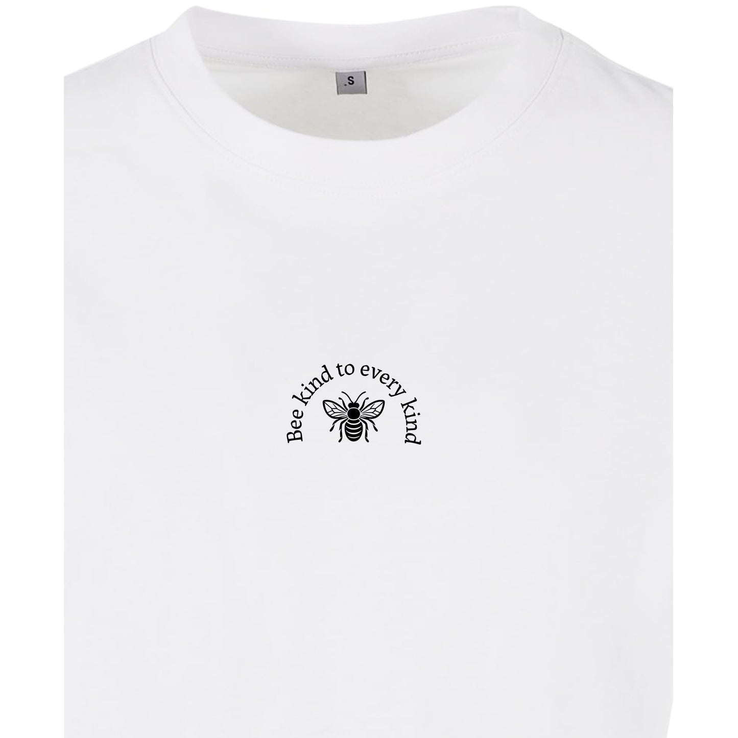 Bee kind to every kind - Oversized Crop Top