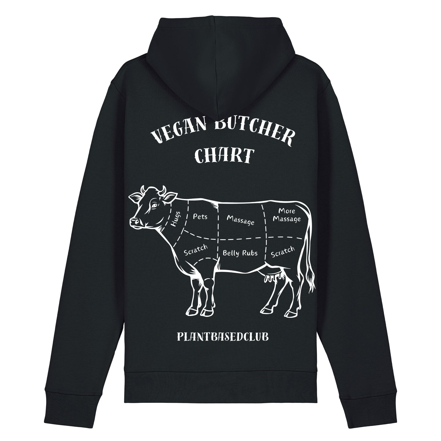 Vegan Butcher Chart - Hoodie