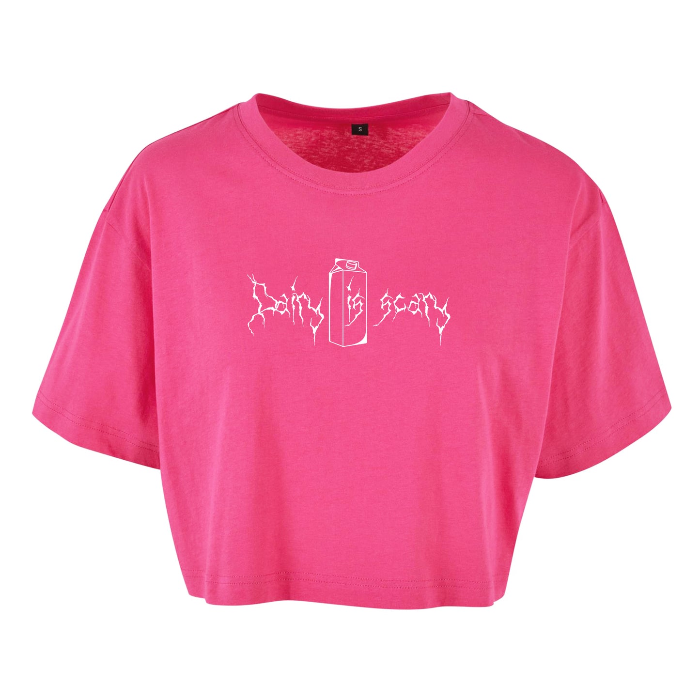 Dairy is Scary - Oversized Crop Top