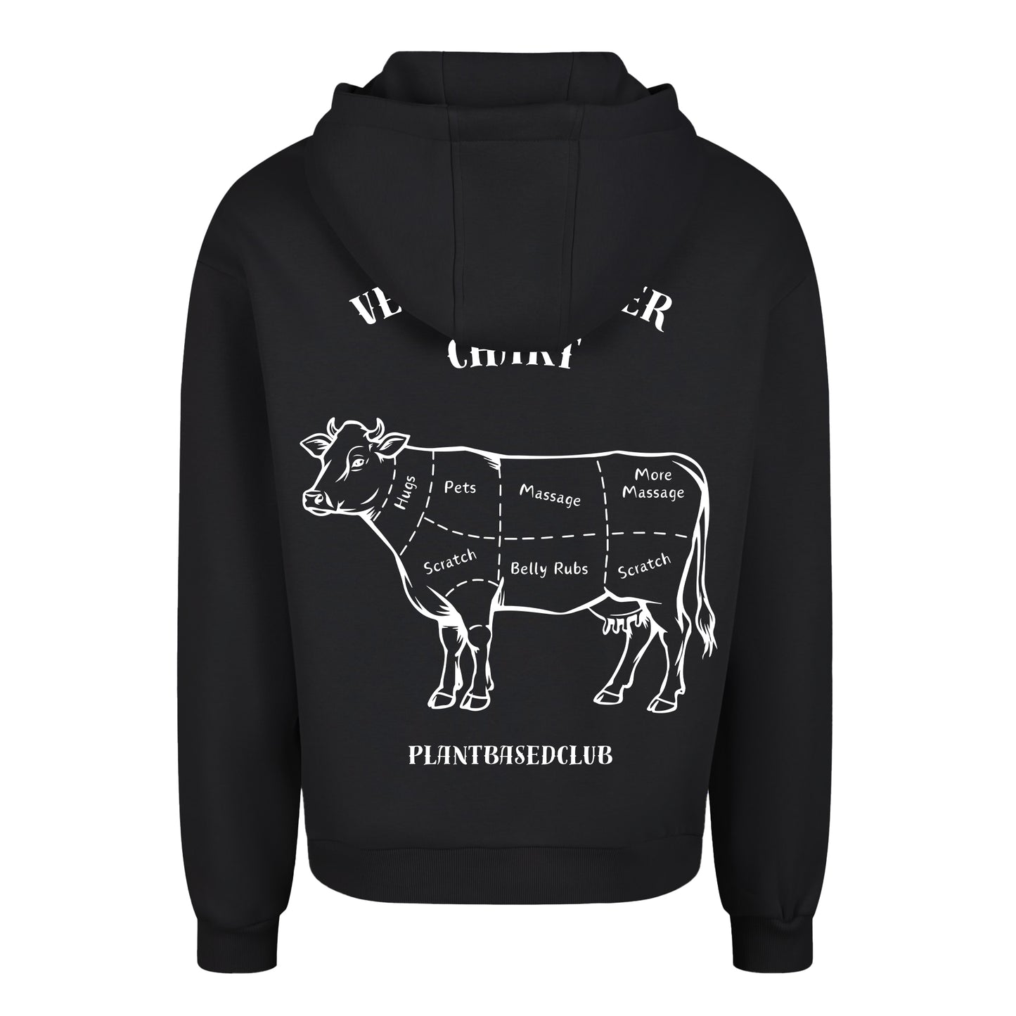 Vegan Butcher Chart - Oversized Hoodie