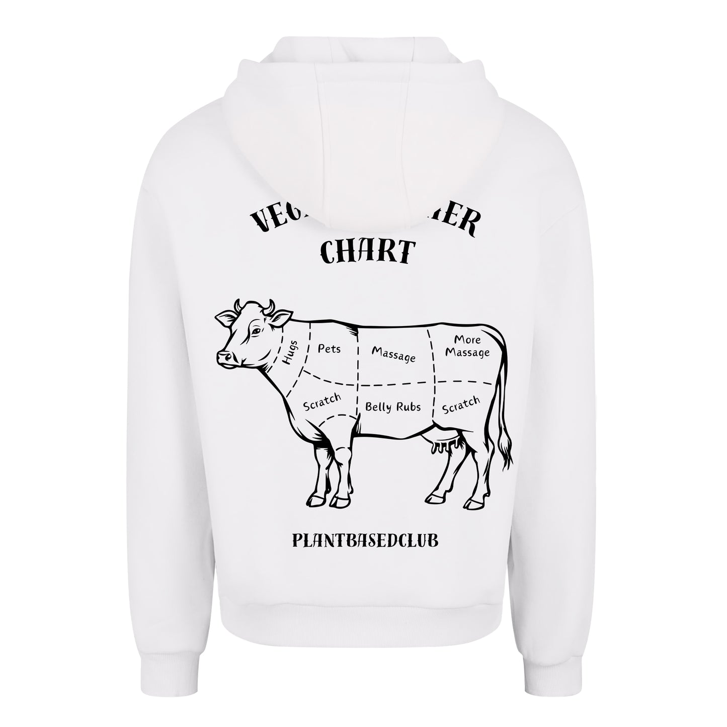 Vegan Butcher Chart - Oversized Hoodie