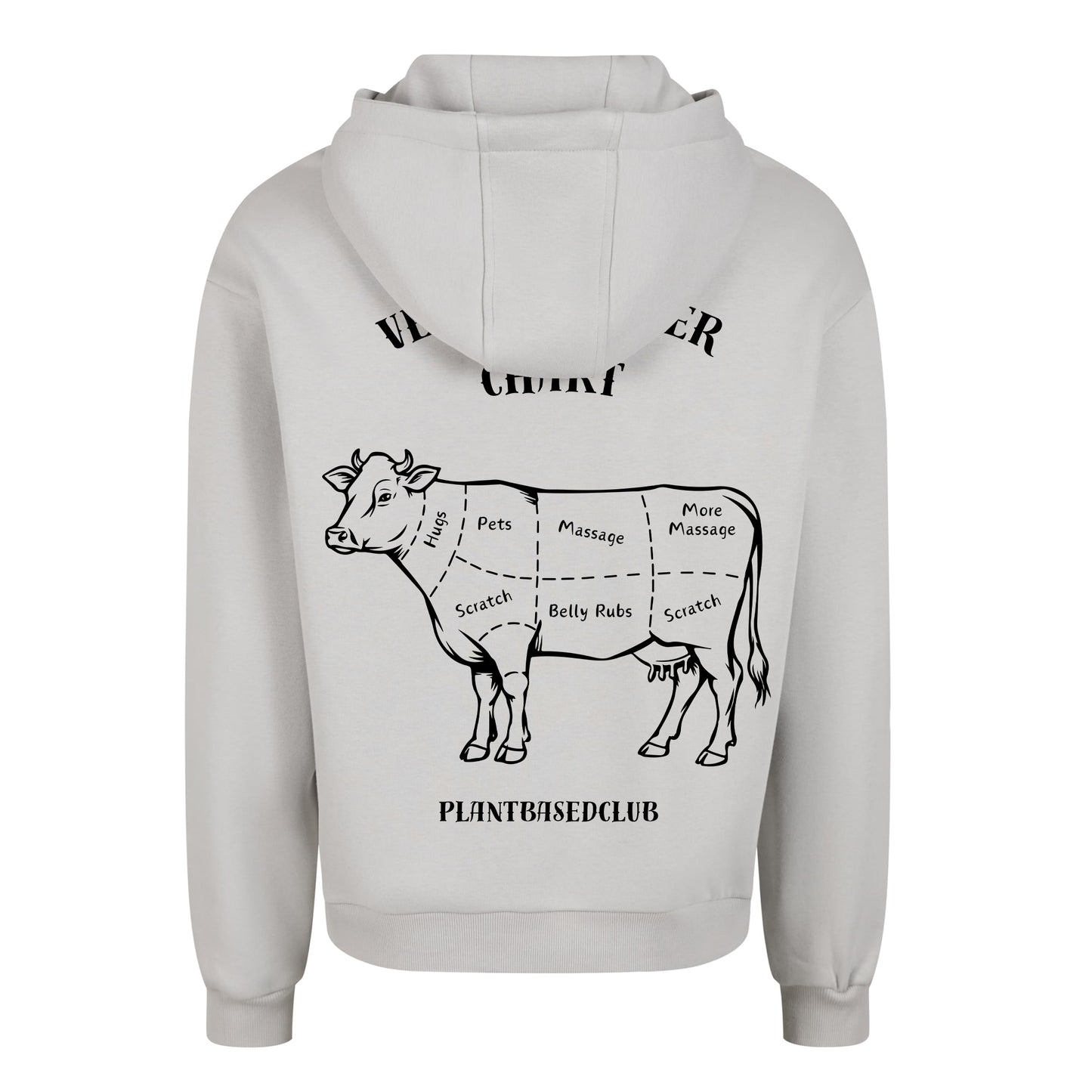 Vegan Butcher Chart - Oversized Hoodie
