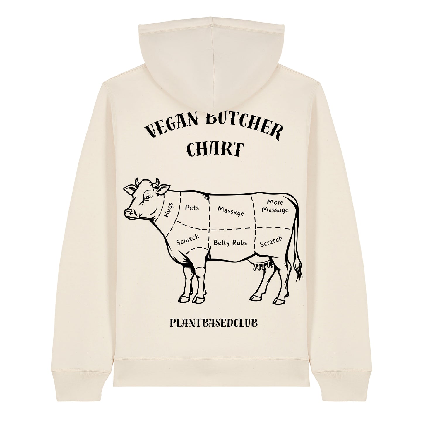 Vegan Butcher Chart - Hoodie