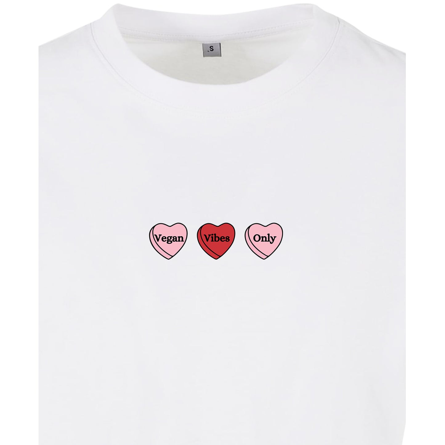 Vegan Vibes Only - Oversized Crop Top