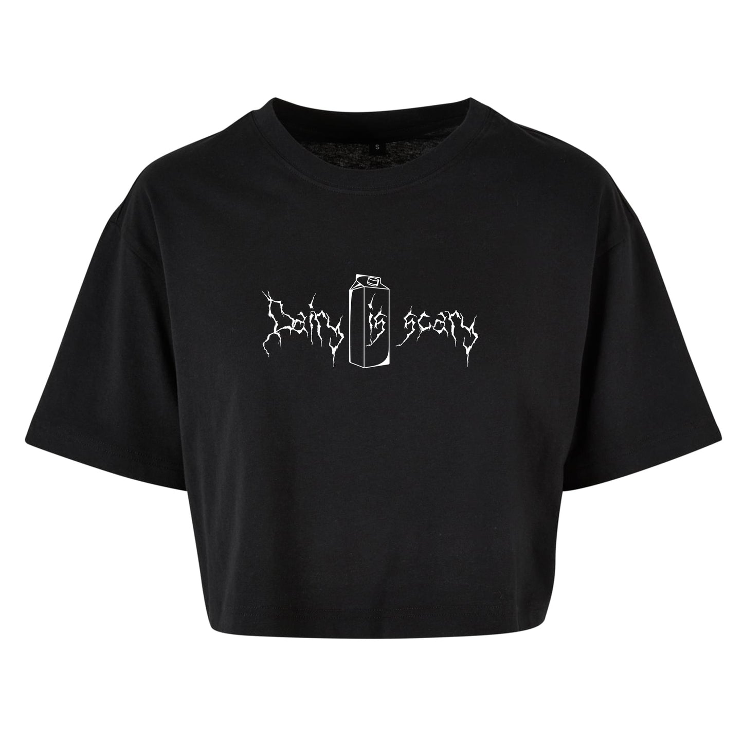Dairy is Scary - Oversized Crop Top