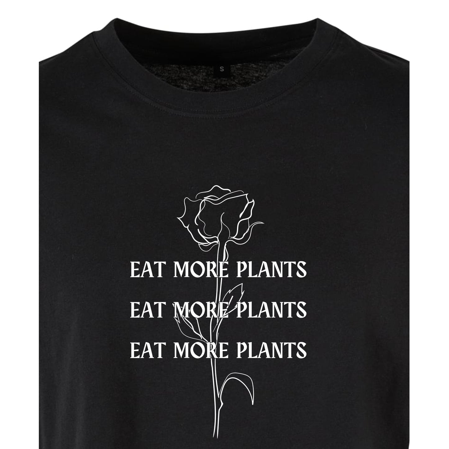 Eat More Plants - Oversized Crop Top