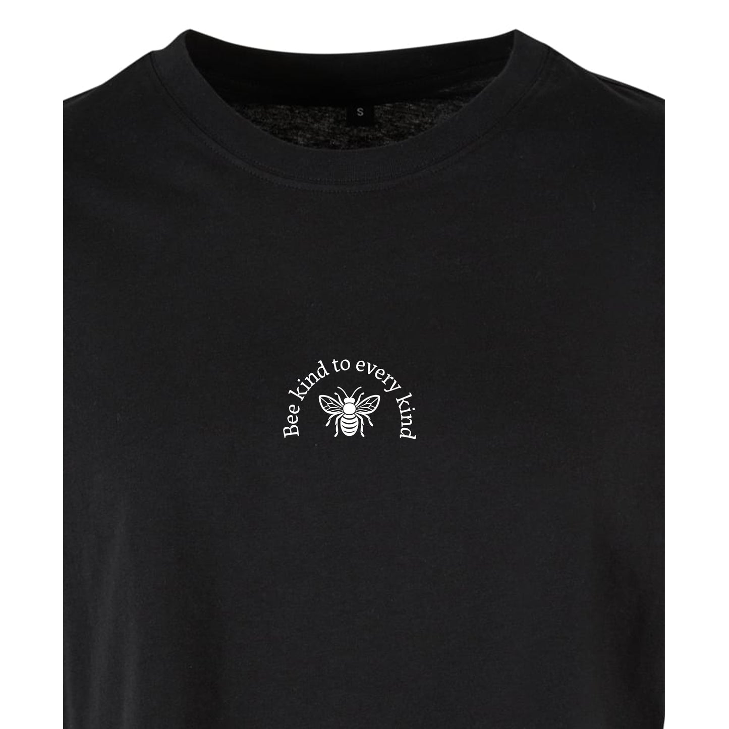 Bee kind to every kind - Oversized Crop Top