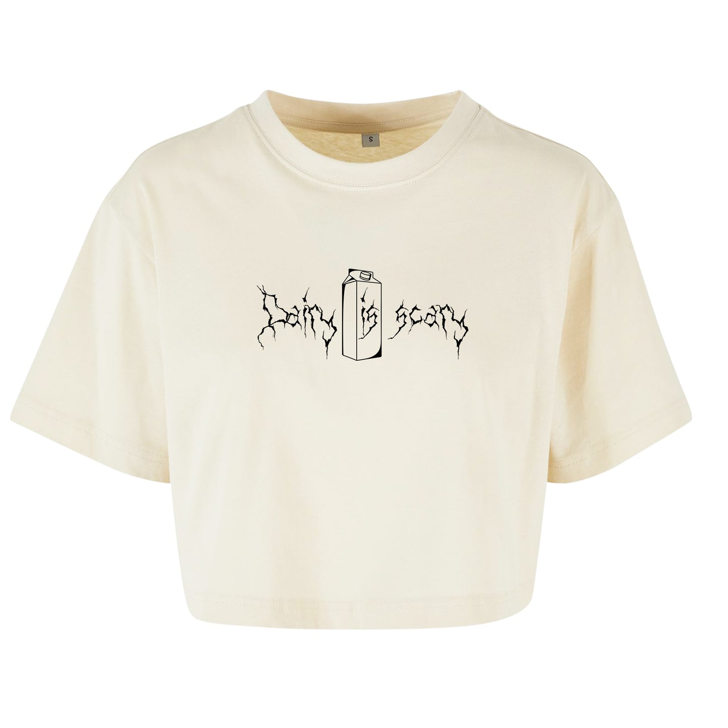 Dairy is Scary - Oversized Crop Top