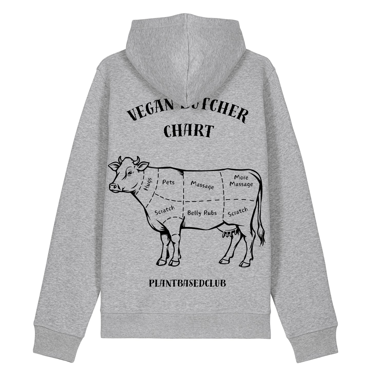 Vegan Butcher Chart - Hoodie