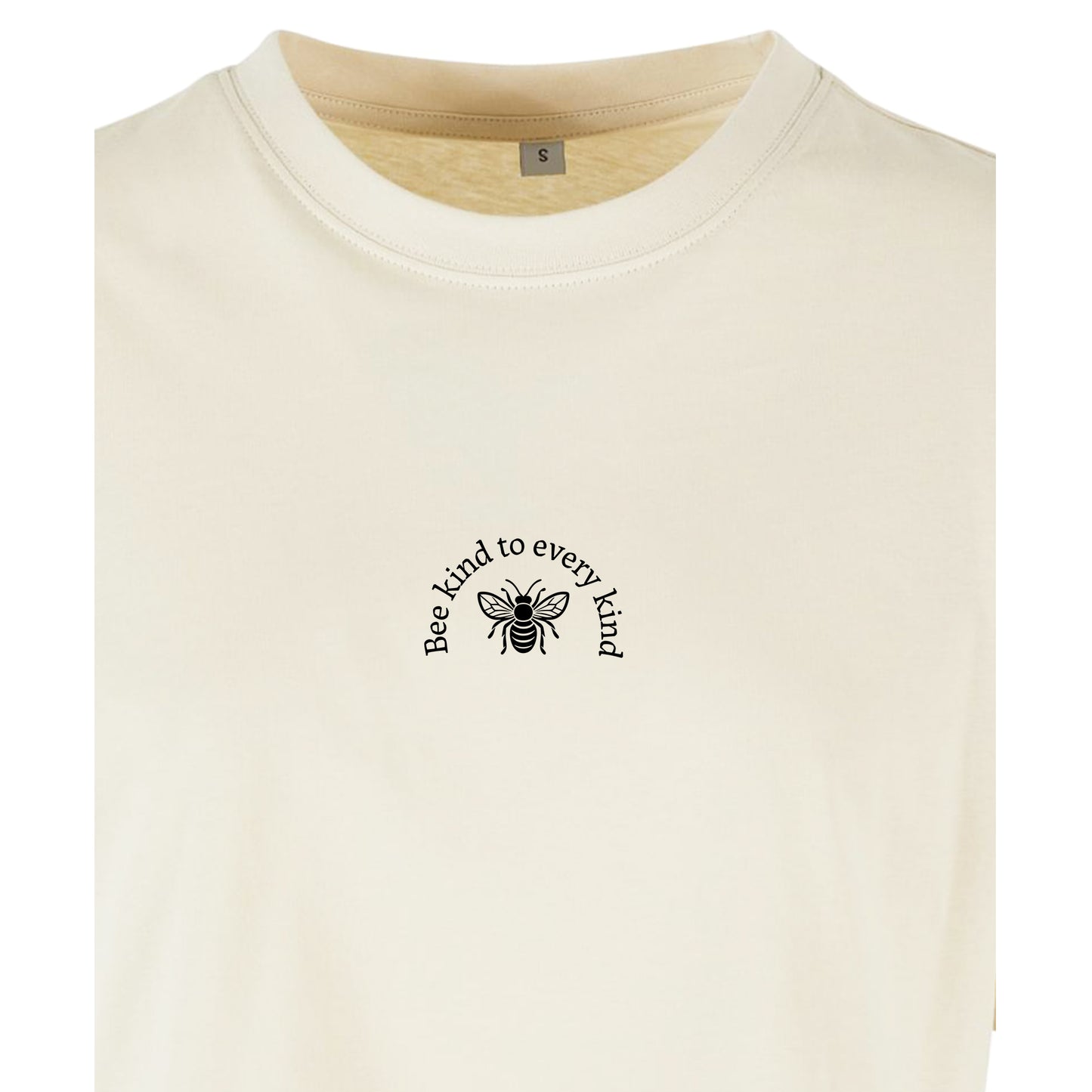 Bee kind to every kind - Oversized Crop Top