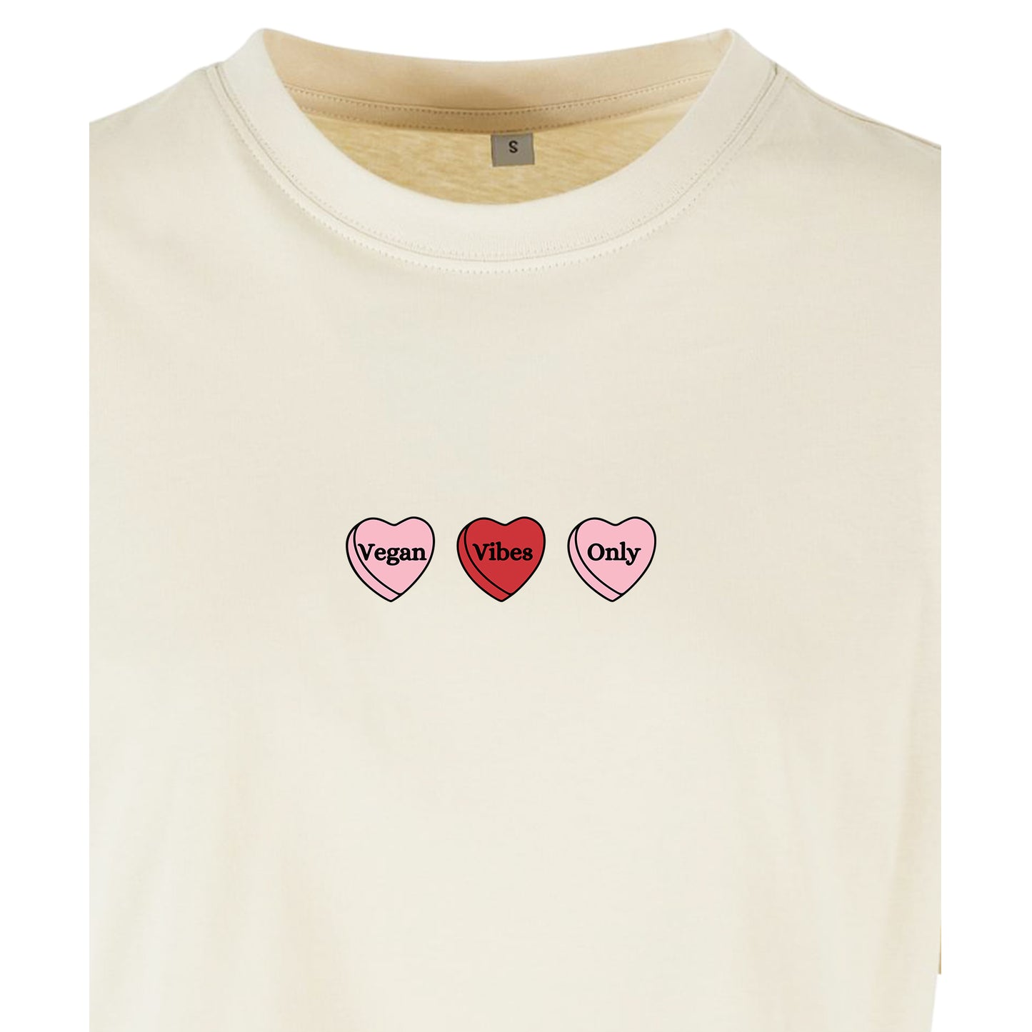 Vegan Vibes Only - Oversized Crop Top