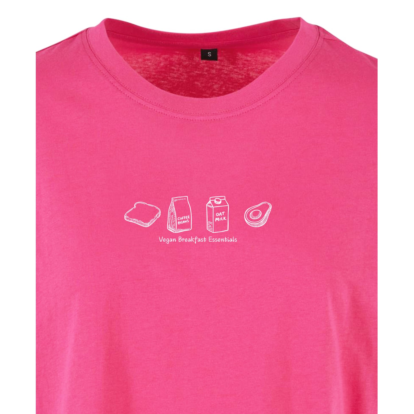 Vegan Breakfast Essentials - Oversized Crop Top