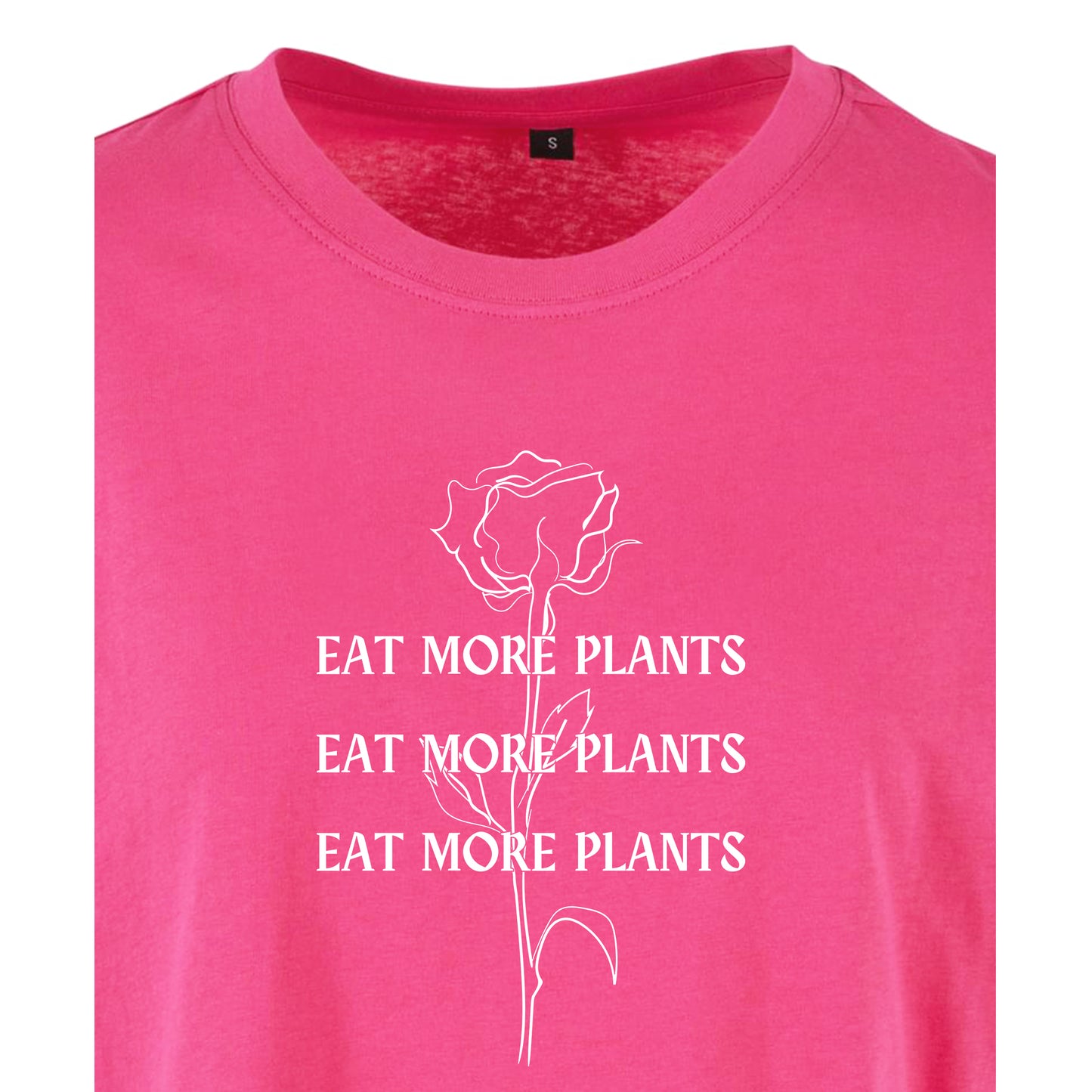 Eat More Plants - Oversized Crop Top