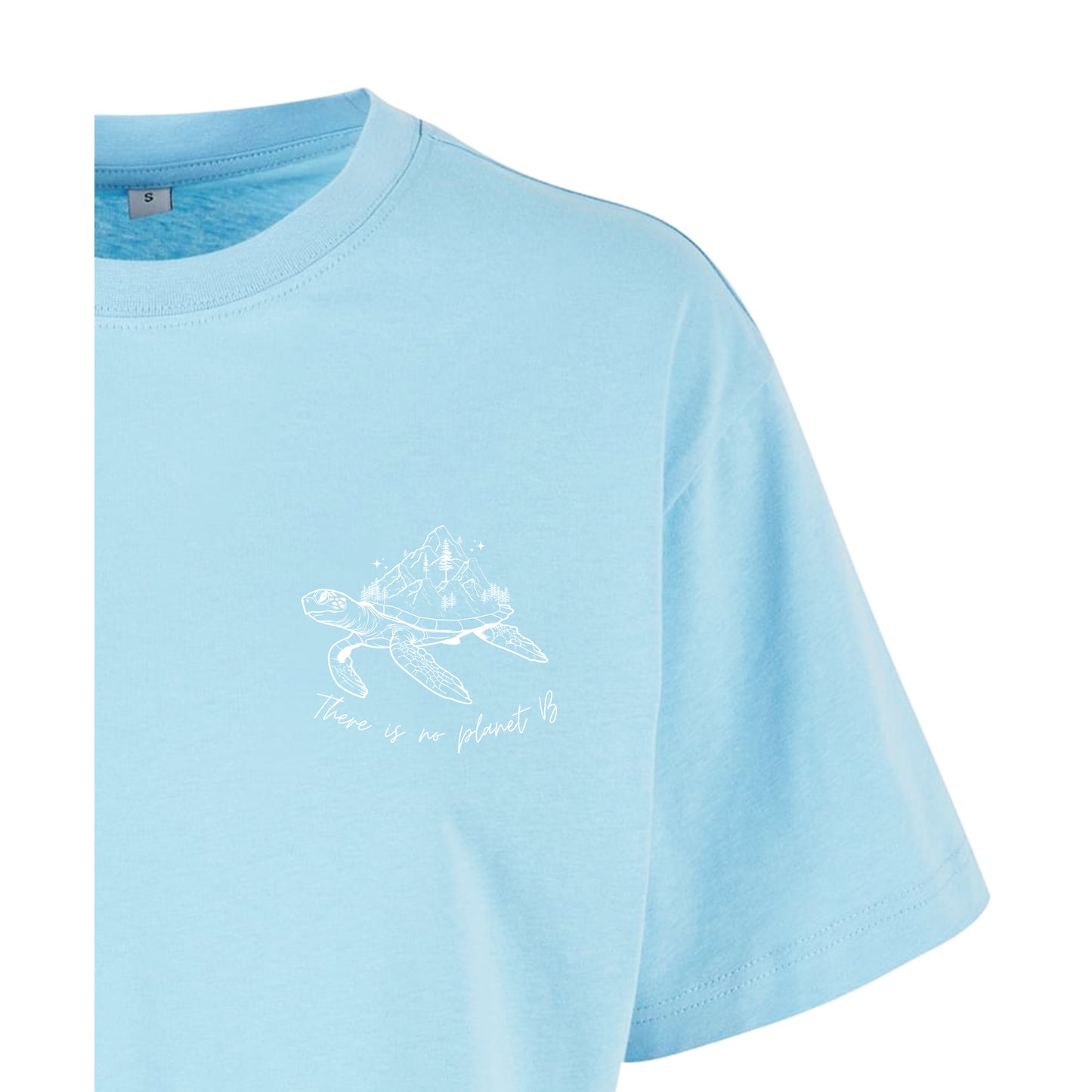 There is no planet B - Oversized Crop Top