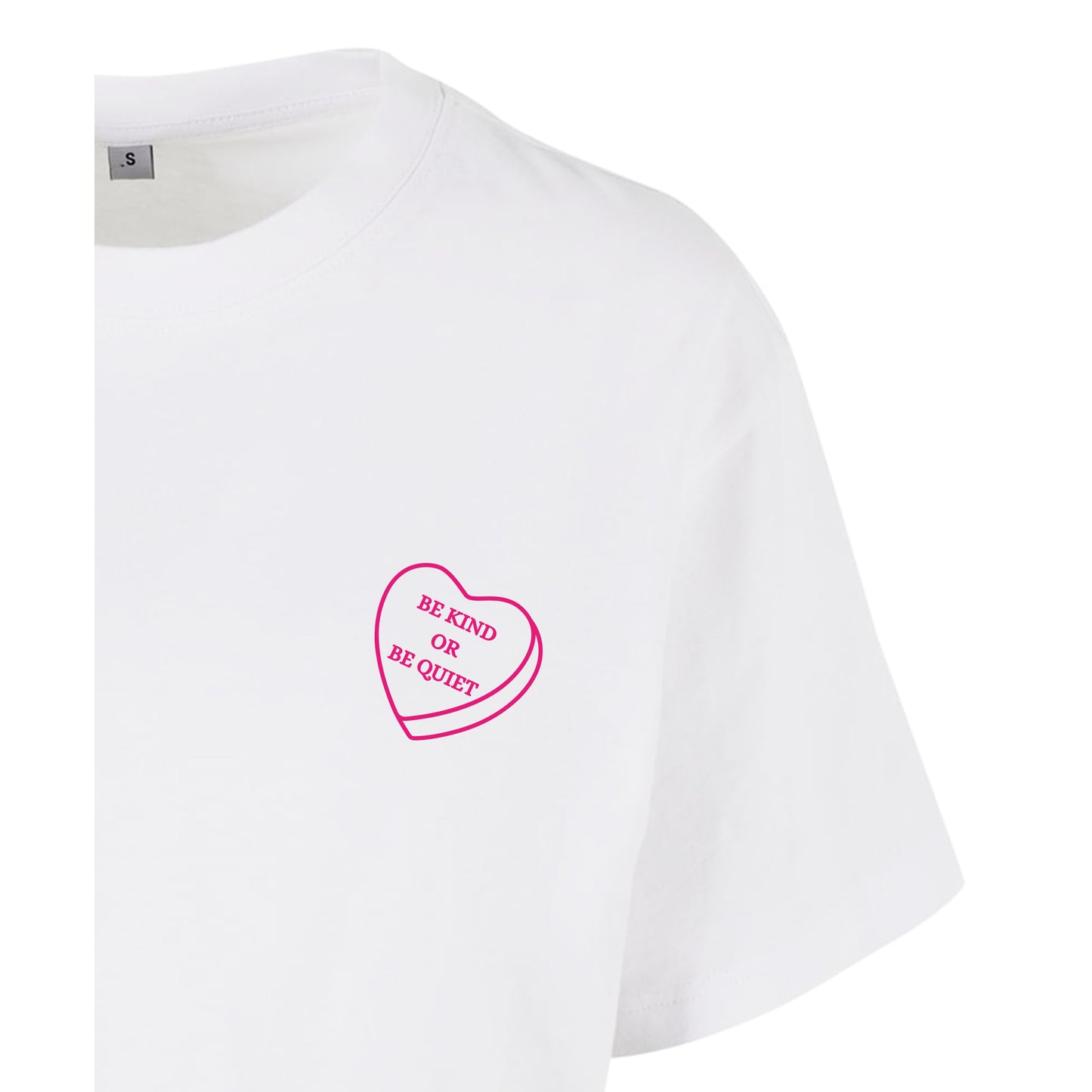 Be Kind or be Quiet - Oversized Crop Top