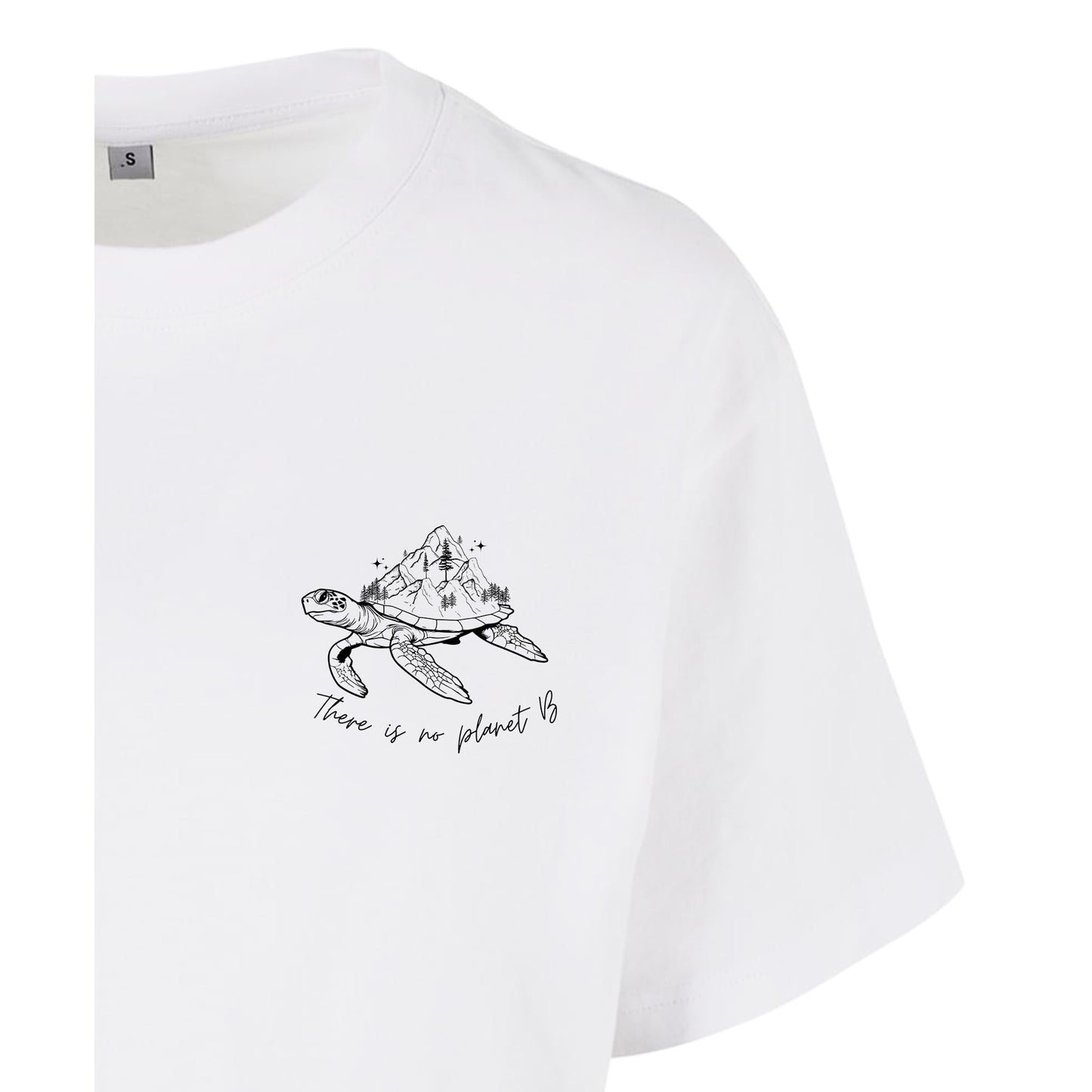 There is no planet B - Oversized Crop Top