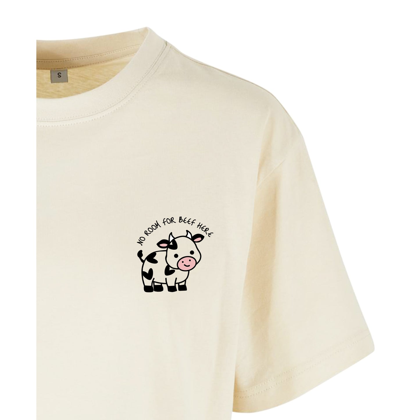 No Room For Beef Here - Oversized Crop Top