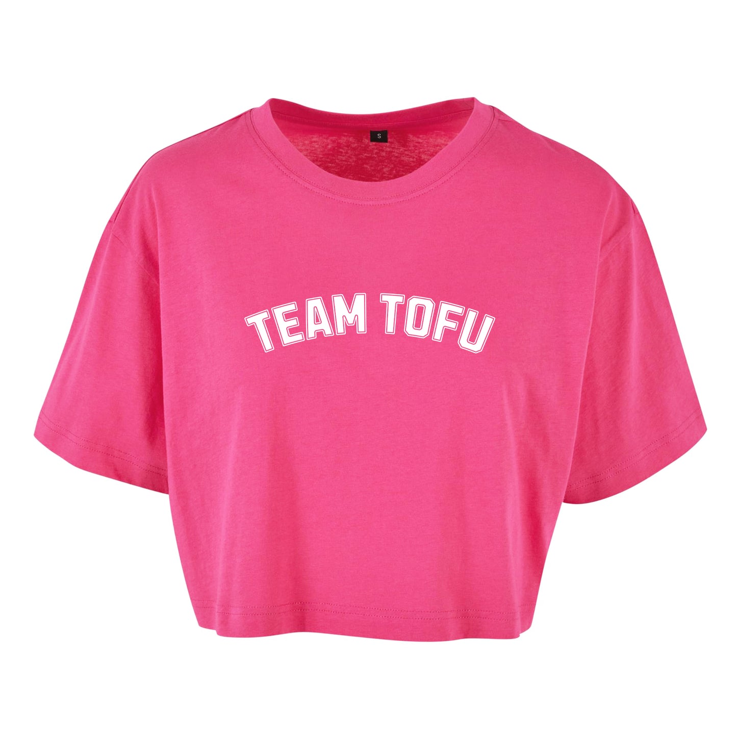 Team Tofu - Oversized Crop Top