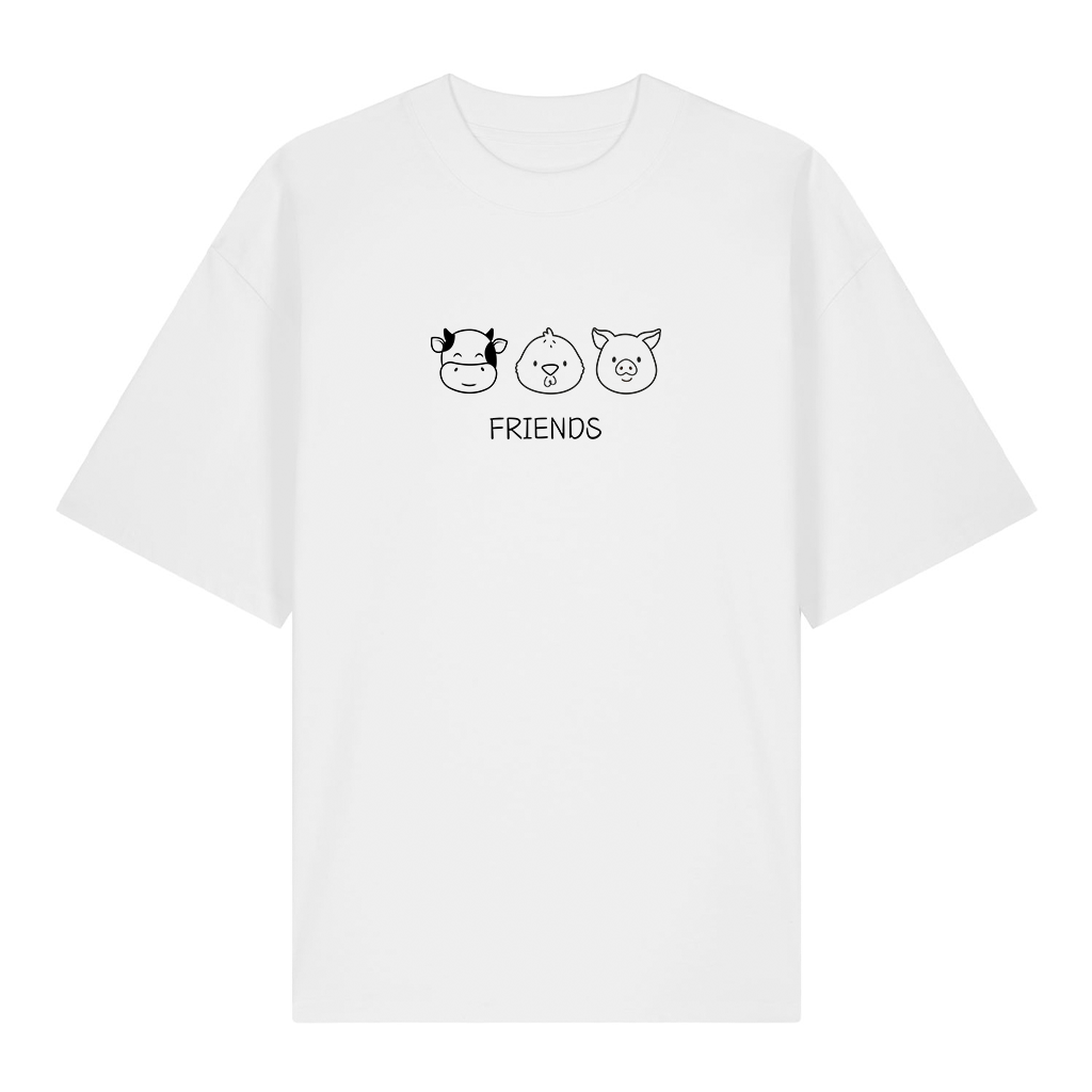 Friends - Organic Oversized T-Shirt (Unisex)