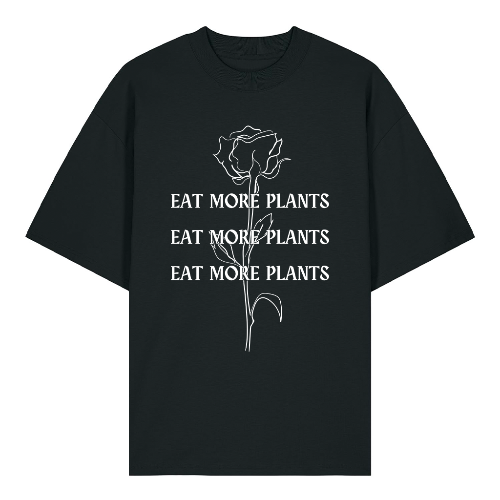 Eat More Plants - Organic Oversized T-Shirt (Unisex)