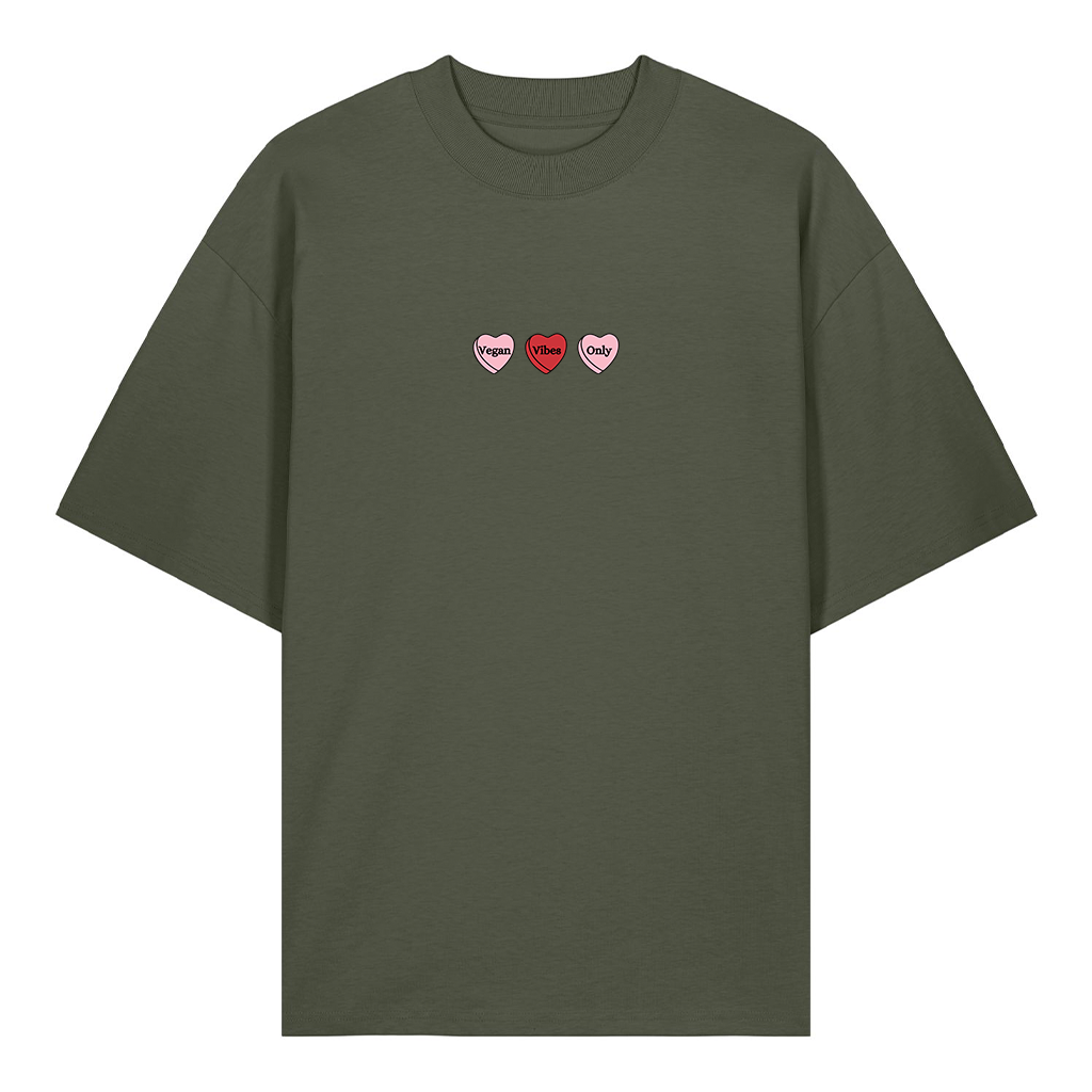 Vegan Vibes Only - Organic Oversized T-Shirt (Unisex)