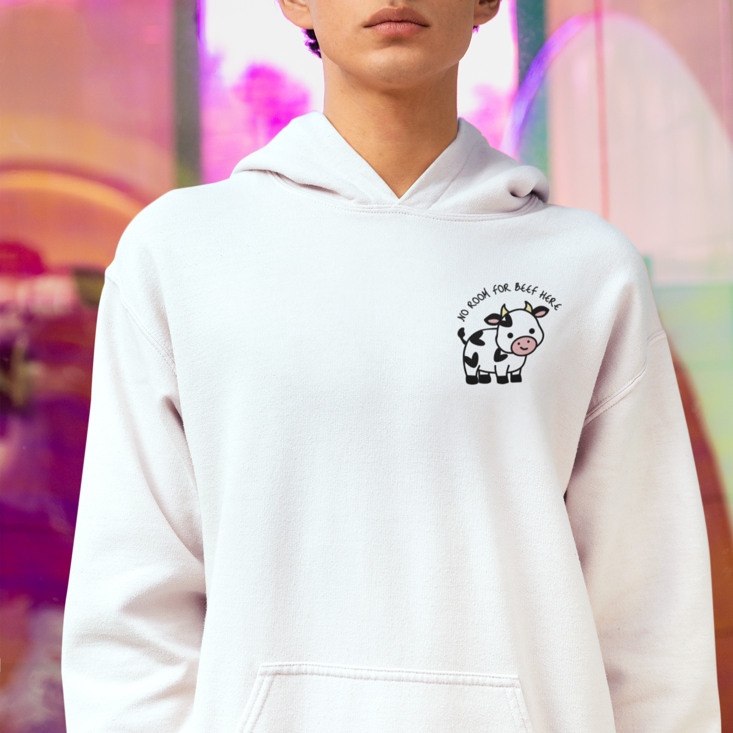 No Room For Beef Here - Oversized Hoodie (Unisex)