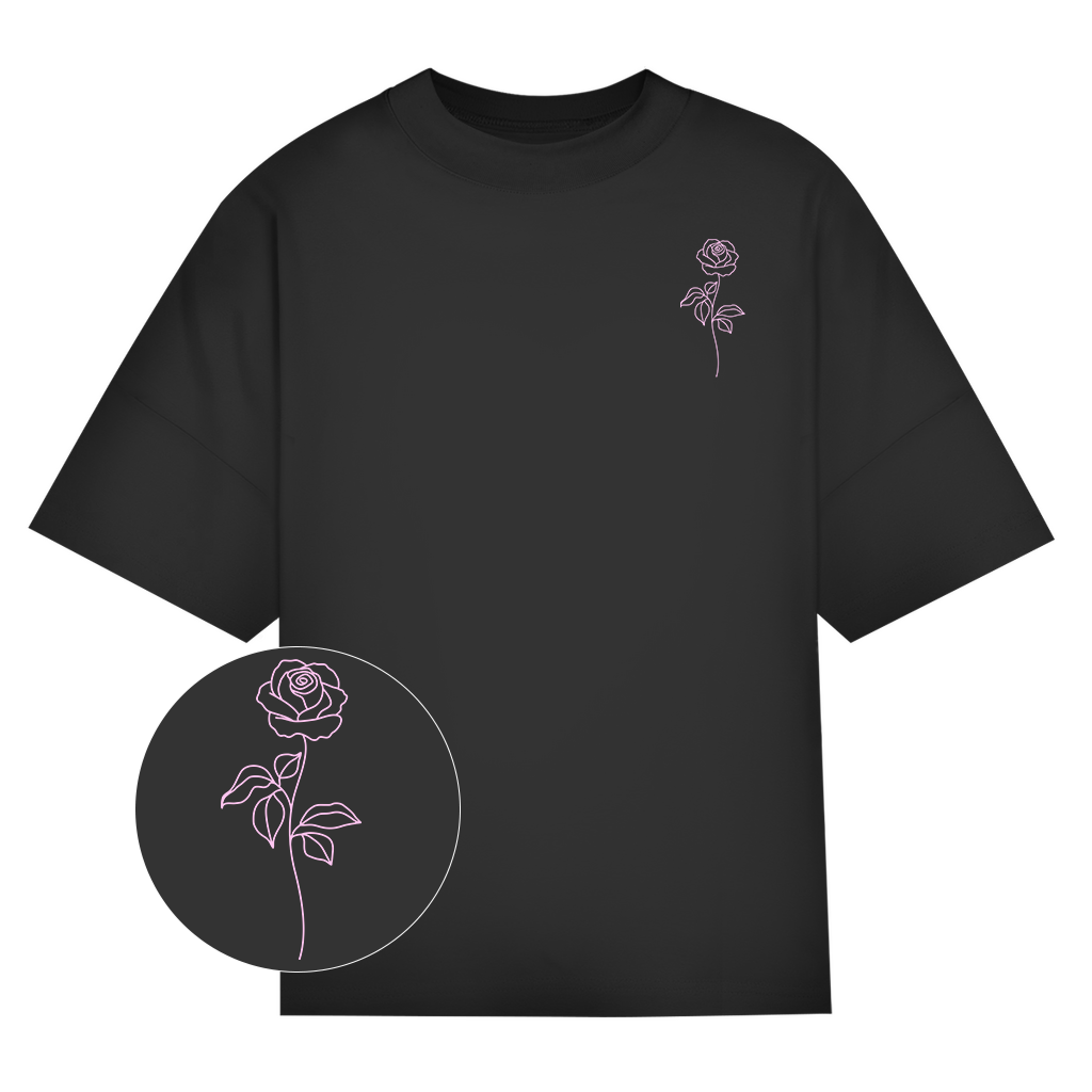 Roses are red... - Organic Oversized T-Shirt (Unisex)
