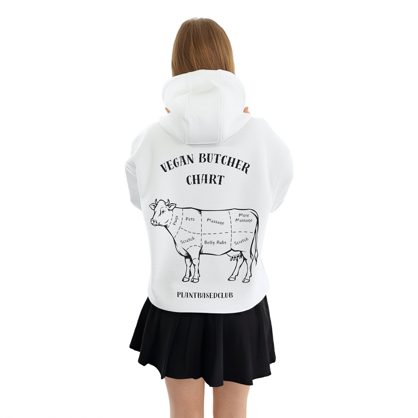 Vegan Butcher Chart - Oversized Hoodie