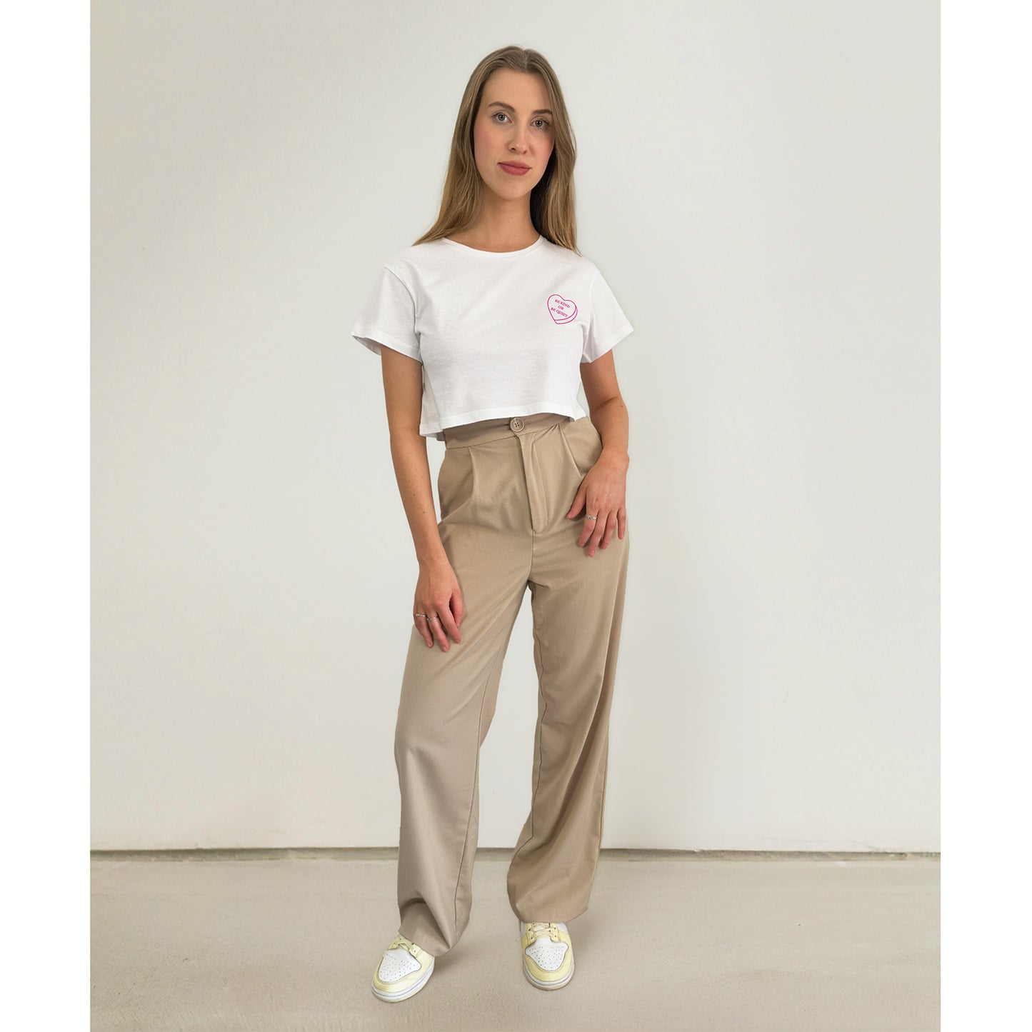 Be Kind or be Quiet - Oversized Crop Top