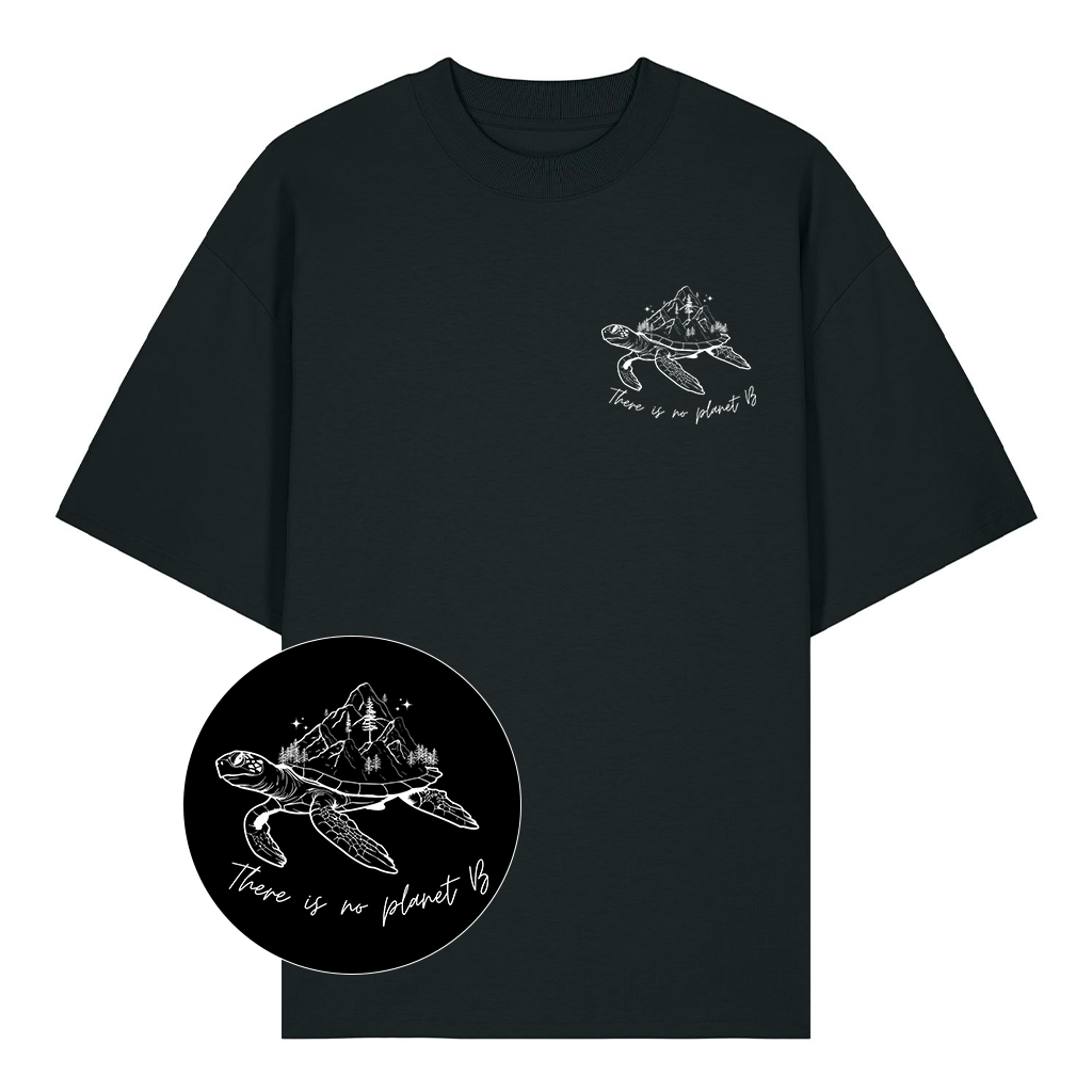 There's no planet B - Organic Oversized T-Shirt (Unisex)