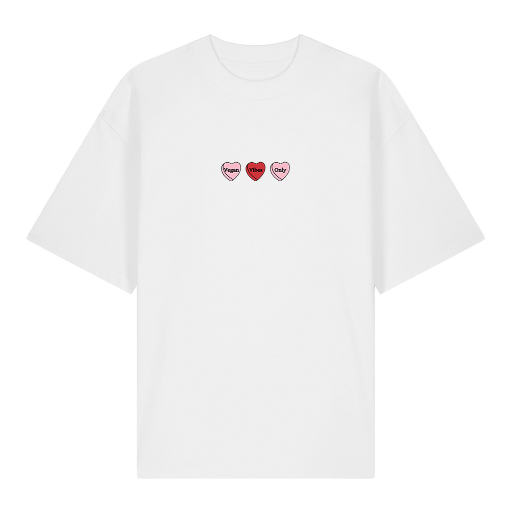 Vegan Vibes Only - Organic Oversized T-Shirt (Unisex)