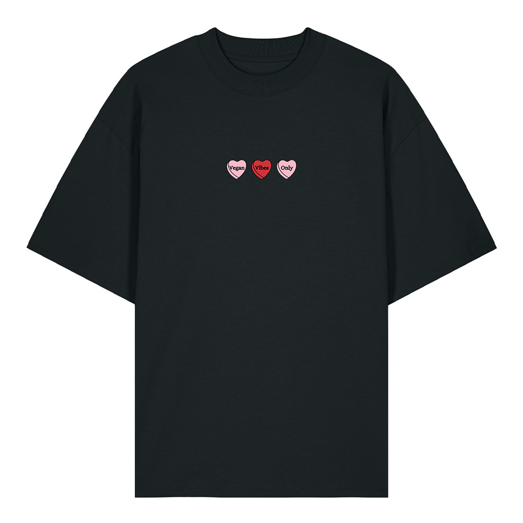 Vegan Vibes Only - Organic Oversized T-Shirt (Unisex)