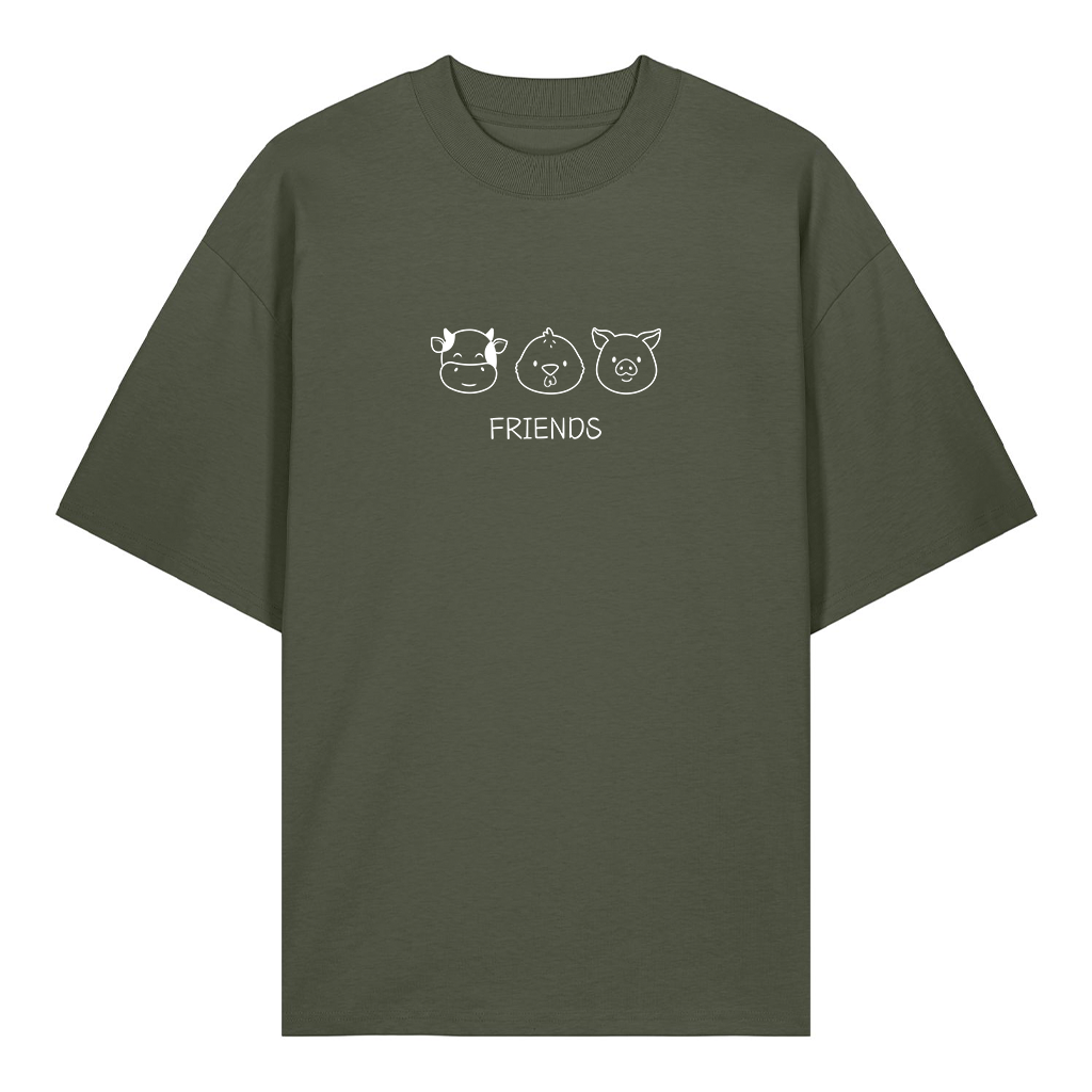 Friends - Organic Oversized T-Shirt (Unisex)