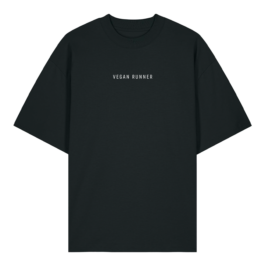Vegan Runner - Organic Oversized T-Shirt (Unisex)