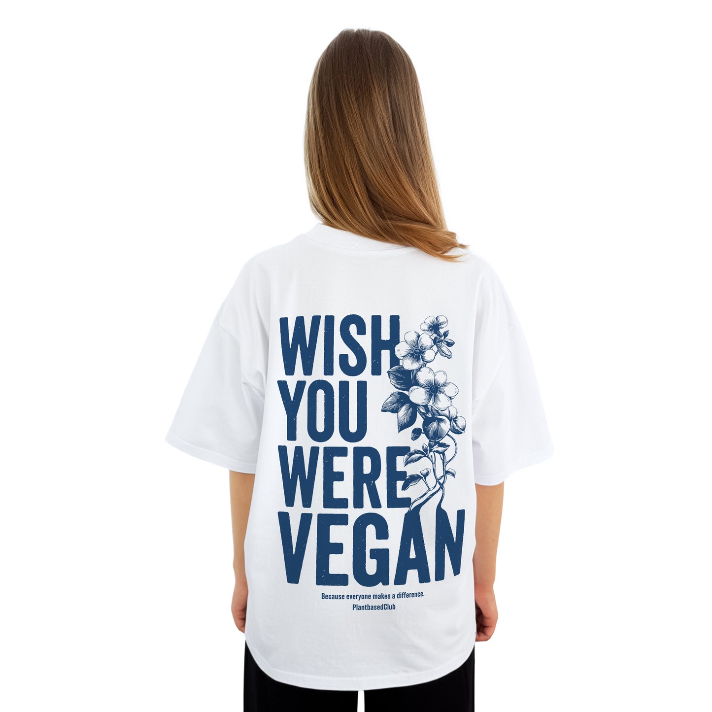Wish you were Vegan - Oversized T-Shirt