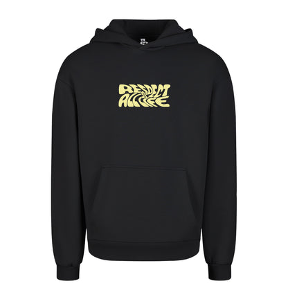 Oversize hoodie without drawstring Respect all life 3